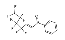 1-phenyl-4,4,5,5,6,6,7,7-octafluoro-2-hepten-1-one结构式