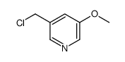 3-(Chloromethyl)-5-methoxypyridine Structure