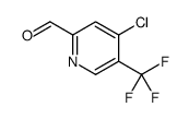 4-chloro-5-(trifluoromethyl)pyridine-2-carbaldehyde Structure