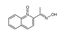 (E)-methyl 1-oxido-2-quinolyl ketone oxime结构式
