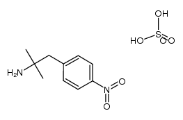 2-amino-2-methyl-1-(4-nitrophenyl)propane sulfate Structure