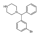 1-(3-bromo-benzhydryl)-piperazine Structure