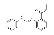 2-(3-phenyl-triazenyl)-benzoic acid methyl ester Structure