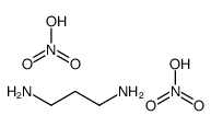 nitric acid,propane-1,3-diamine结构式