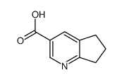 6,7-Dihydro-5H-cyclopenta[b]pyridine-3-carboxylic acid Structure