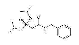 diisopropyl (2-(benzylamino)-2-oxoethyl)phosphonate结构式
