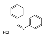 N,1-diphenylmethanimine,hydrochloride Structure