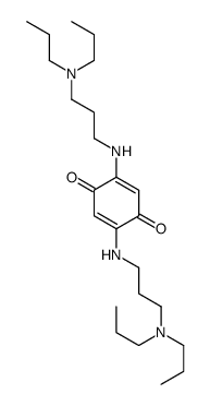 2,5-bis[3-(dipropylamino)propylamino]cyclohexa-2,5-diene-1,4-dione Structure