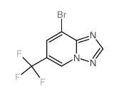 8-溴-6-(三氟甲基)-[1,2,4]三唑并[1,5-a]吡啶结构式