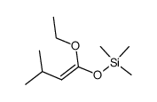 1-((Trimethylsilyl)oxy)-1-ethoxy-3-methyl-1-butene结构式