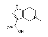 5-Methyl-4,5,6,7-tetrahydro-1H-pyrazolo[4,3-c]pyridine-3-carboxyl ic acid structure