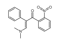 3-(dimethylamino)-1-(2-nitrophenyl)-2-phenylprop-2-en-1-one Structure