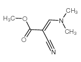 2-Propenoic acid,2-cyano-3-(dimethylamino)-, methyl ester structure