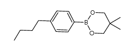 4-丁基苯硼酸新戊二醇酯结构式