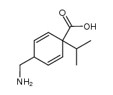 1-isopropyl-4-methylamino-2,5-cyclohexadiene-1-carboxylic acid结构式