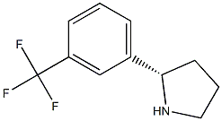 (2S)-2-[3-(TRIFLUOROMETHYL)PHENYL]PYRROLIDINE Structure