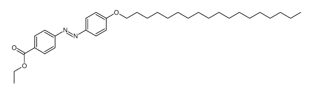 ethyl 4-((4-(octadecyloxy)phenyl)diazenyl)benzoate Structure