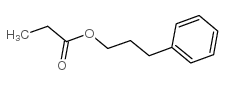 Benzenepropanol,1-propanoate structure