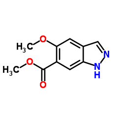 Methyl 5-methoxy-1H-indazole-6-carboxylate Structure