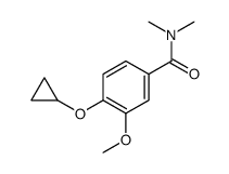 4-cyclopropyloxy-3-methoxy-N,N-dimethylbenzamide Structure