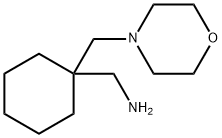 {1-[(吗啉-4-基)甲基]环己基}甲胺结构式