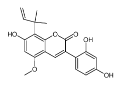 licoarylcoumarin结构式