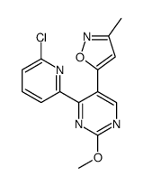 5-(4-(6-Chloropyridin-2-yl)-2-methoxypyrimidin-5-yl)-3-methylisoxazole Structure