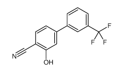 2-hydroxy-4-[3-(trifluoromethyl)phenyl]benzonitrile结构式