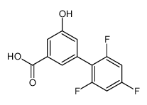 3-hydroxy-5-(2,4,6-trifluorophenyl)benzoic acid Structure