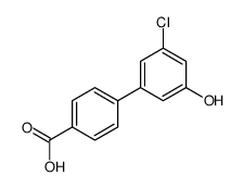 4-(3-chloro-5-hydroxyphenyl)benzoic acid结构式