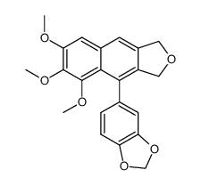 4-(benzo[d][1,3]dioxol-5-yl)-5,6,7-trimethoxy-1,3-dihydronaphtho[2,3-c]furan Structure