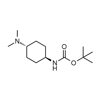 Tert-butyl((1r,4r)-4-(dimethylamino)cyclohexyl)carbamate Structure