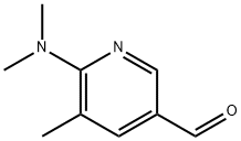 6-(diMethylaMino)-5-Methylnicotinaldehyde结构式