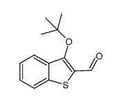3-t-butoxy-2-thianaphthenaldehyde Structure