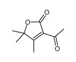 3-acetyl-4,5,5-trimethylfuran-2-one Structure