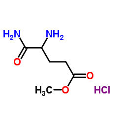 Methyl 4,5-Diamino-5-Oxopentanoate Hydrochloride structure