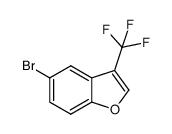 5-bromo-3-(trifluoromethyl)benzofuran Structure