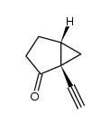 (1S-cis)-1-ethynylbicyclo[3.1.0]hexan-2-one结构式