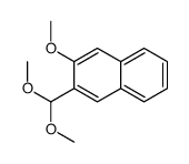 2-(dimethoxymethyl)-3-methoxynaphthalene结构式
