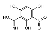 2,4,6-trihydroxy-3-nitrobenzamide结构式
