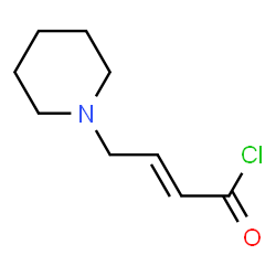 (E)-4-(哌啶-1-基)丁-2-烯酰氯结构式