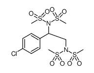 N,N'-(1-(4-chlorophenyl)ethane-1,2-diyl)bis(N-(methylsulfonyl)methanesulfonamide) Structure