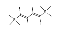 (1Z,3Z)-1,4-bis(trimethylsilyl)-1,4-diiodo-2,3-dimethyl-1,3-butadiene Structure