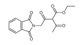 2-acetyl-3-oxo-4-phthalimido-butyric acid ethyl ester Structure