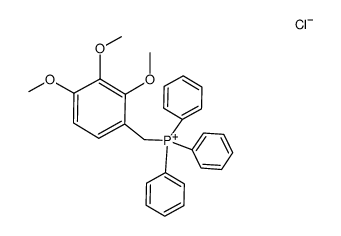 2,3,4-trimethoxybenzyl(triphenyl)phosphonium chloride Structure