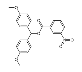 4,4'-dimethoxybenzhydryl 3-nitrobenzoate Structure