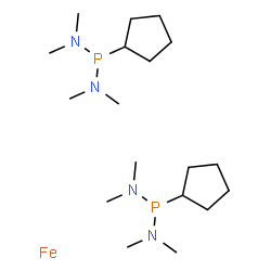 1,1′-Bis[bis(dimethylamino)phosphino]ferrocene Structure