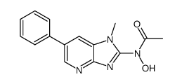 N-hydroxy-N-(1-methyl-6-phenylimidazo[4,5-b]pyridin-2-yl)acetamide结构式
