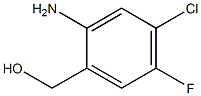 (2-Amino-4-chloro-5-fluoro-phenyl)-methanol结构式