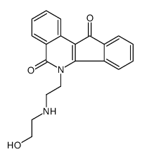 6-[2-(2-hydroxyethylamino)ethyl]indeno[1,2-c]isoquinoline-5,11-dione Structure